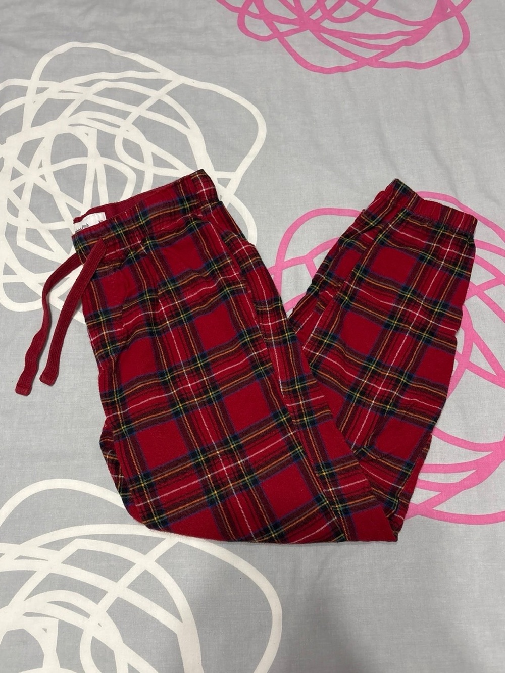 Abercrombie Red Plaid Pajama Pants